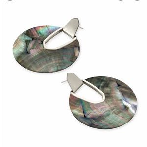 Kendra Scott Diane black MOP earrings